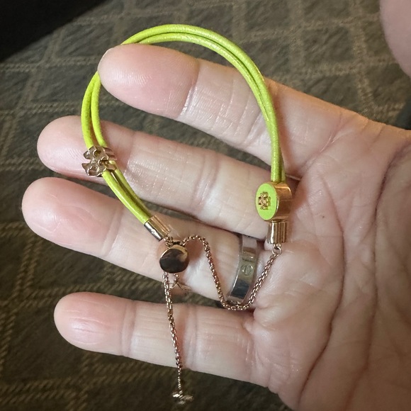 ❇️TORY BURCH❇️Lime Green❇️Kira Slider Bracelet BNIB - Picture 4 of 7